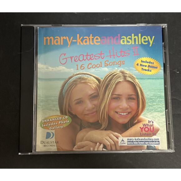 Mary Kate And Ashley Olsen Greatest Hits 2 CD Enhanced Full House Twins 2001 - Picture 1 of 3